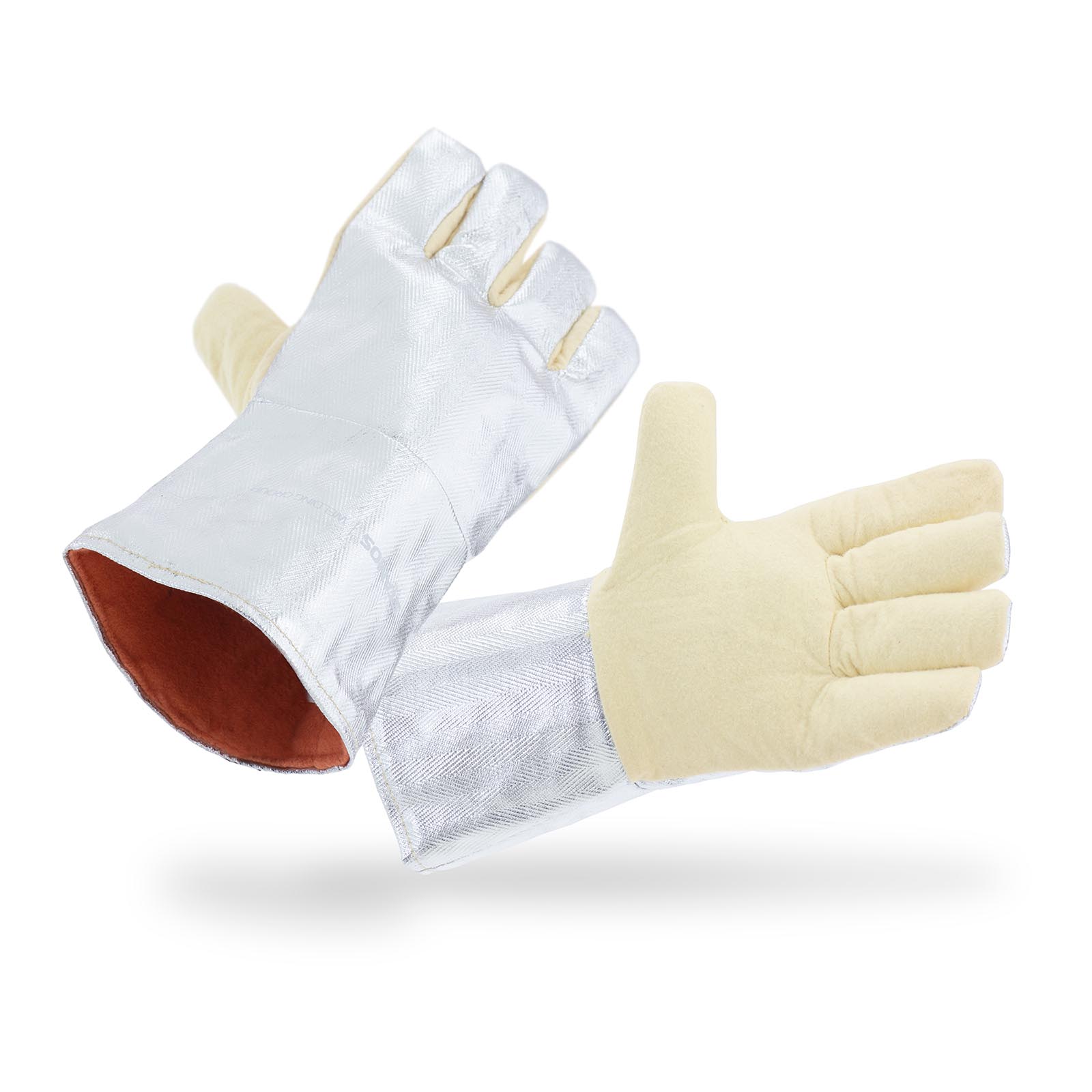 Ръкавици за заваряване - 35 x 20 cm - арамидно влакно - 35 cm дължина