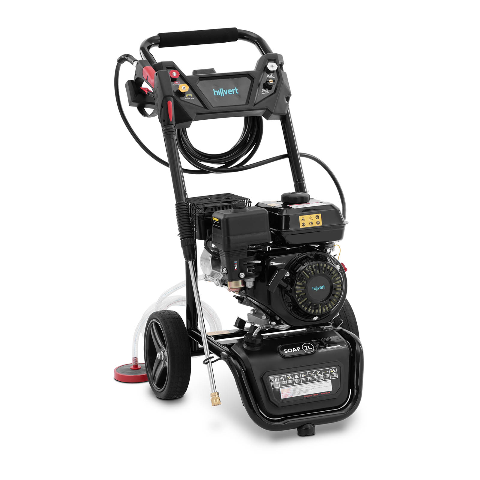 Бензинов уред за почистване под налягане - 4500 W -  bar - 9 l/min - 8 m маркуч