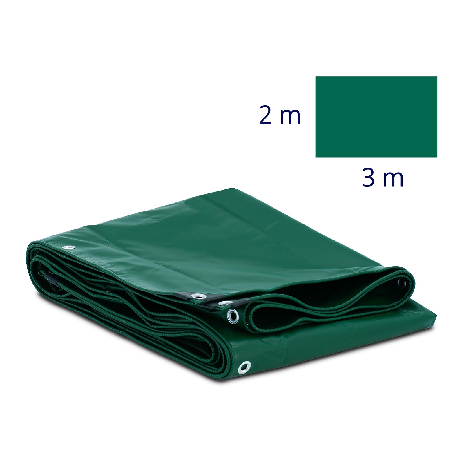 Брезент - с капси - 300 x 200 cm - PVC - 650 g/m²